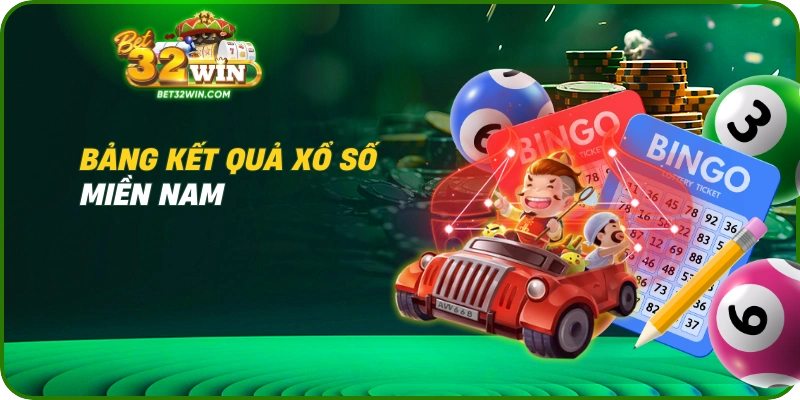 Bảng kết quả xổ số miền Nam